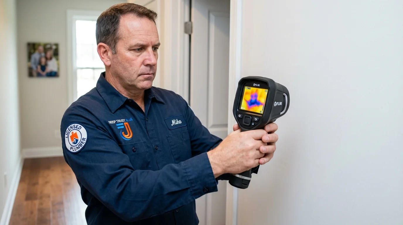 Thermal imaging leak detection by Johns Plumbing LLC in Ajo